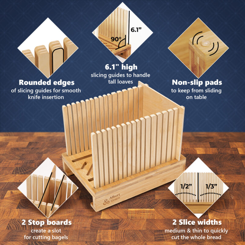 Albert&Grace bread slicer details specs