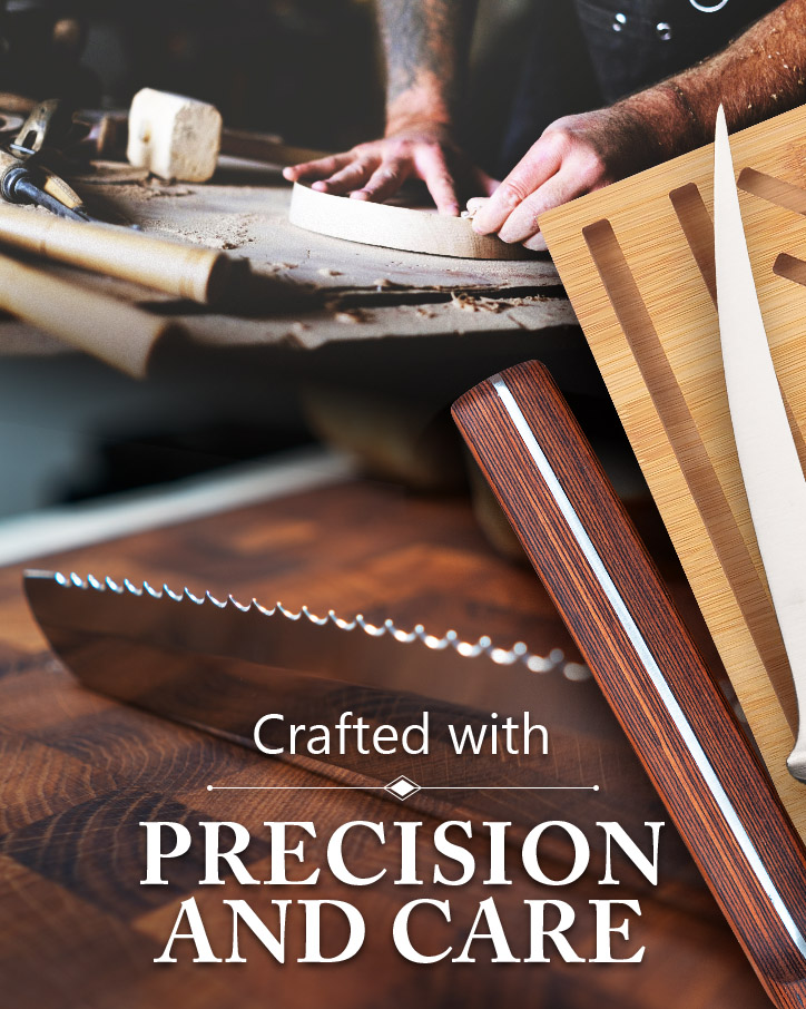 crafted with precision & care knives and woodworking objects