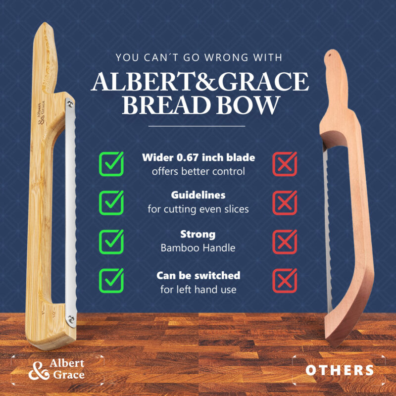 Albert&Grace bread bow compared to other bread bows
